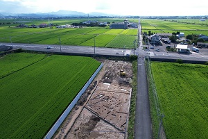 調査区２遠景東から撮影