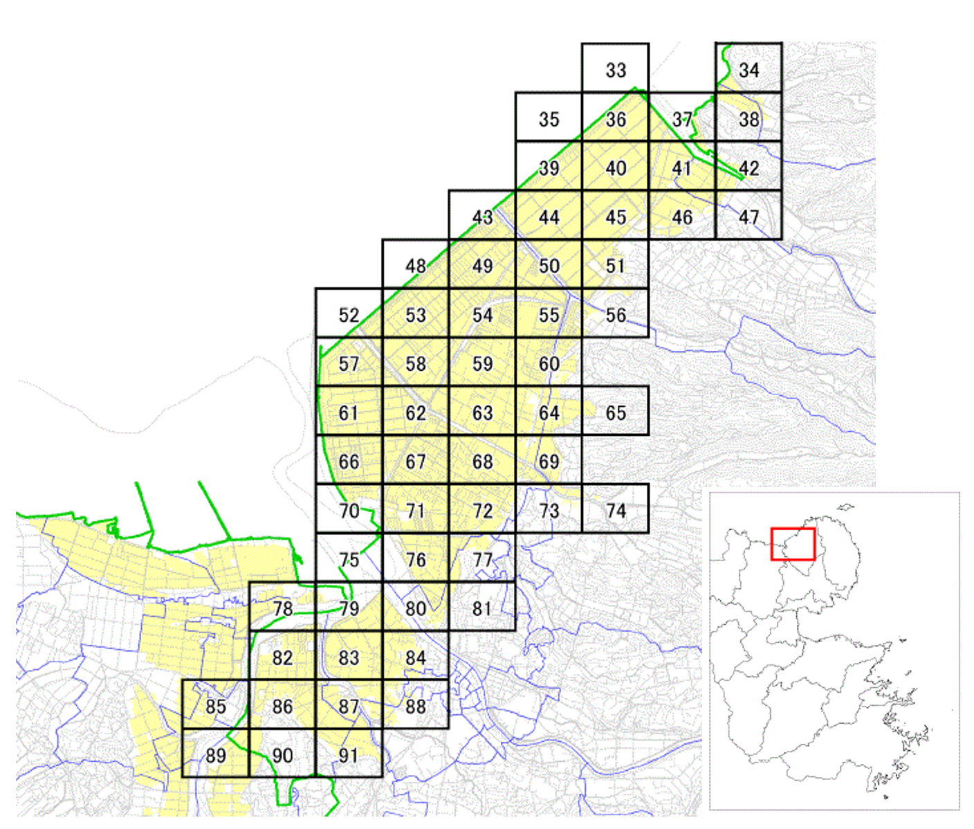 豊後高田市位置図２