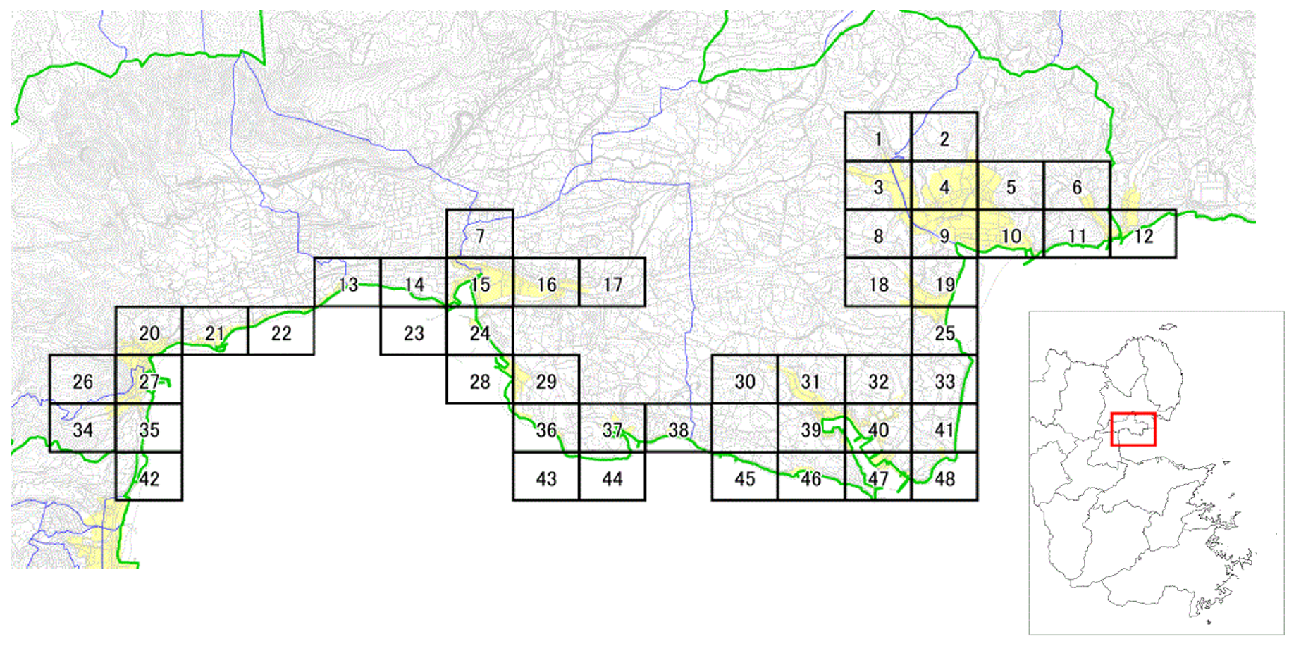 日出町位置図