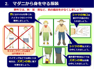 マダニから身を守る服装
