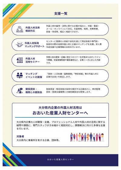 外国人材雇用企業相談窓口チラシ２