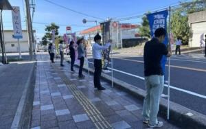 R8おおいた夏の事故ゼロ運動街頭啓発